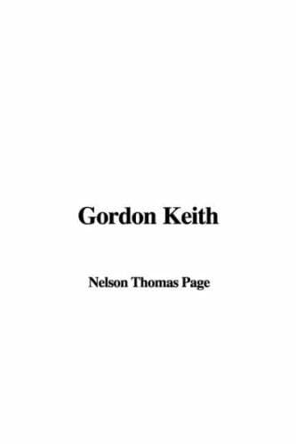 Tapa de Gordon Keith