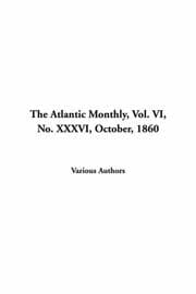 Tapa de The Atlantic Monthly,  No.36, October, 1860