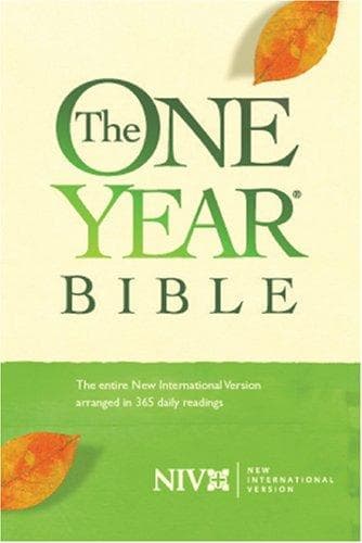 Tapa de The One Year Bible