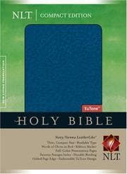 Tapa de Compact Edition Bible NLT, TuTone