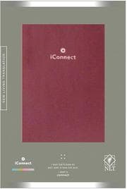 Tapa de iConnect, Compact Pink LeatherLike (Holy Bible, New Living Translation)