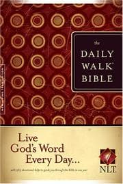 Tapa de The Daily Walk Bible NLT