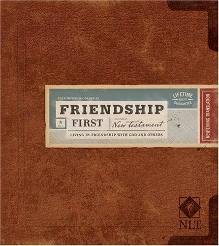 Tapa de Friendship first new testament