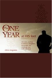 Tapa de The One Year at His Feet Devotional