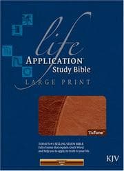 Tapa de Life Application Study Bible: King James Version, Brown/tan, Leatherlike (Life Application Study Bible: KJV LP)