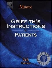 Tapa de Griffith's Instructions for Patients