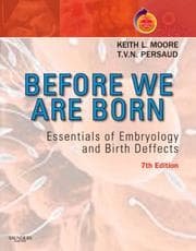Tapa de Before We Are Born: Essentials of Embryology and Birth Defects With STUDENT CONSULT Online Access (Before We Are Born: Essentials of Embryology & Birth Defects)