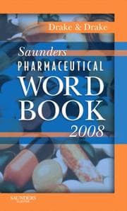 Tapa de Saunders pharmaceutical word book, 2008
