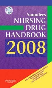 Tapa de Saunders Nursing Drug Handbook 2008
