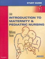 Tapa de Study guide, Leifer, Introduction to maternity & pediatric nursing, Fifth Edition