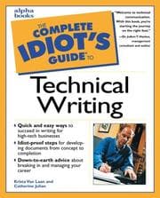 Tapa de The complete idiot's guide to technical writing