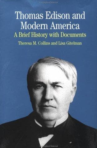 Tapa de Thomas Edison and modern America