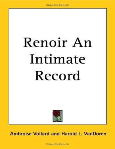 Tapa de Renoir, an intimate record