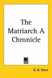 Tapa de The Matriarch a Chronicle