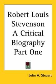 Tapa de Robert Louis Stevenson A Critical Biography Part One