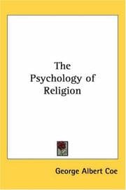 Tapa de The psychology of religion