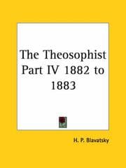Tapa de The Theosophist 1882-83 (The Theosophist)