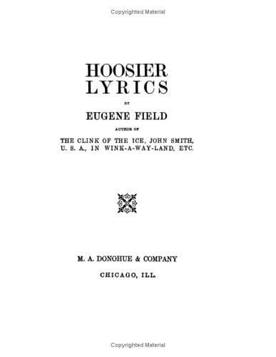Tapa de Hoosier lyrics