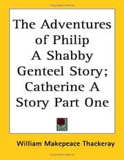 Tapa de The Adventures of Philip: a Shabby Genteel Story: Catherine