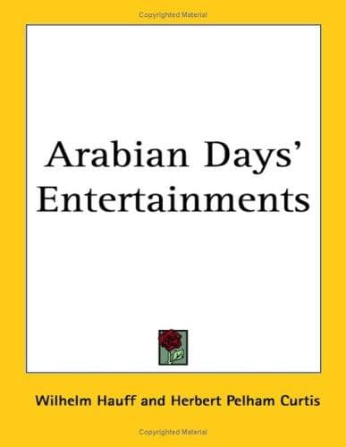 Tapa de Arabian Days' Entertainments