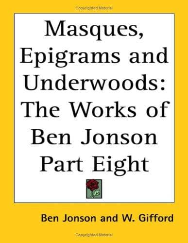 Tapa de Masques, Epigrams And Underwoods