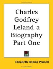 Tapa de Charles Godfrey Leland a Biography