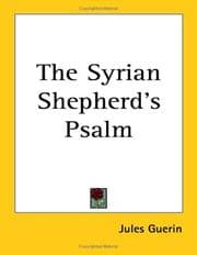 Tapa de The Syrian Shepherd's Psalm
