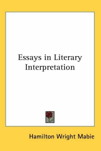 Tapa de Essays in Literary Interpretation