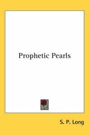 Tapa de Prophetic Pearls