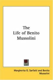Tapa de The Life of Benito Mussolini