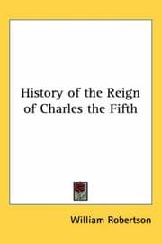 Tapa de History of the Reign of Charles the Fifth