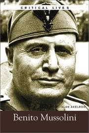 Tapa de The life and work of Benito Mussolini