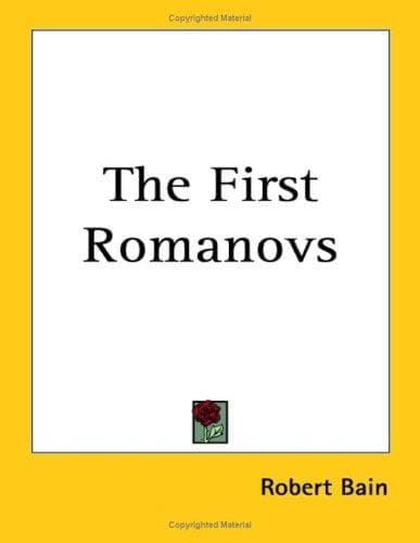 Tapa de The First Romanovs