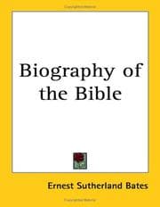 Tapa de Biography of the Bible