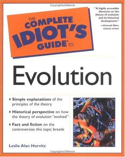 Tapa de The complete idiot's guide to evolution