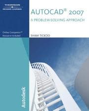Tapa de Autocad 2007 a Problem-Solving Approach