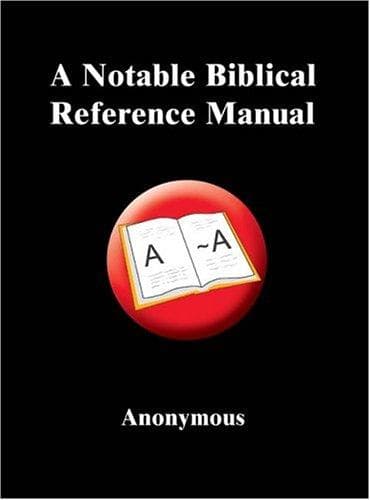 Tapa de A Notable Biblical Reference Manual