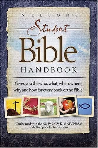 Tapa de Nelson's Student Bible Handbook