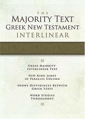 Tapa de Majority Text Greek New Testament Interlinear
