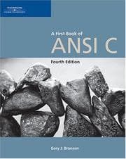 Tapa de A First Book of ANSI C