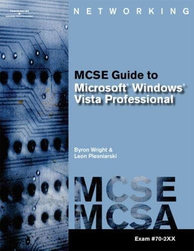 Tapa de MCTS Guide to Microsoft Windows Vista