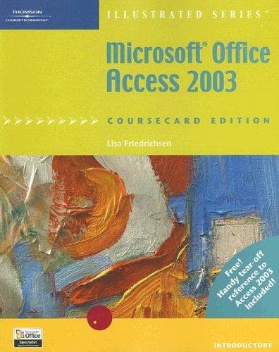 Tapa de Microsoft Office Access 2003, Illustrated Introductory, CourseCard Edition