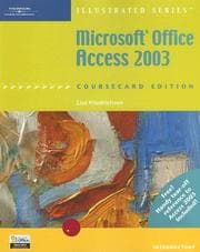 Tapa de Microsoft Office Access 2003, Illustrated Introductory, CourseCard Edition