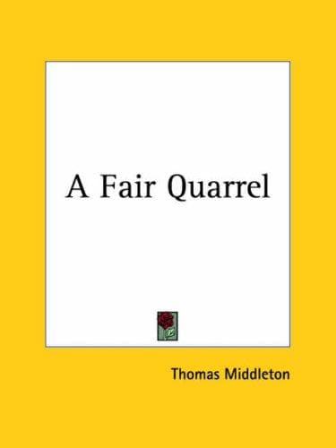 Tapa de A Fair Quarrel
