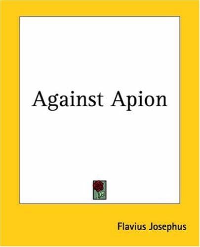 Tapa de Against Apion