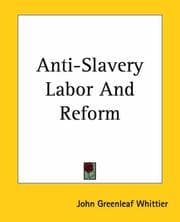 Tapa de Anti-slavery Labor And Reform