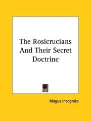 Tapa de The Rosicrucians and Their Secret Doctrine