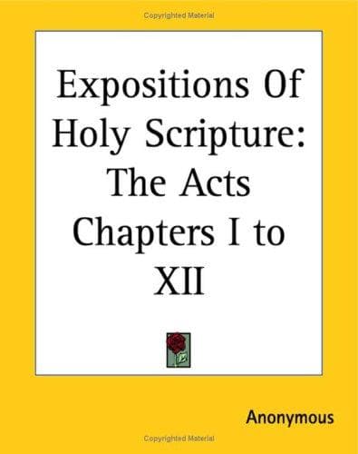 Tapa de Expositions Of Holy Scripture