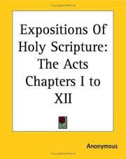 Tapa de Expositions Of Holy Scripture