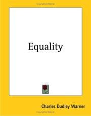 Tapa de Equality